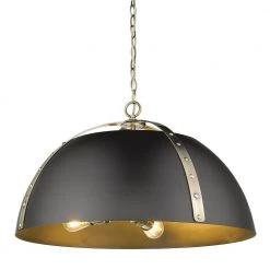 Aldrich AB 5-Light Pendant in Aged Brass by Golden Lighting 9 Aldrich AB 5-Light Pendant in Aged Brass by Golden Lighting -Golden Lighting Shop aged brass golden lighting chandeliers 6928 5p ab blk 4f 1000