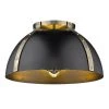 Aldrich Flush Mount - 18 in. in Aged Brass by Golden Lighting 2 Aldrich Flush Mount - 18 in. in Aged Brass by Golden Lighting -Golden Lighting Shop aged brass golden lighting flush mount lights 6928 fm18 ab blk 64 1000