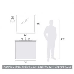 Hawthorn 10 in. Aged Brass Sconce by Golden Lighting 13 Hawthorn 10 in. Aged Brass Sconce by Golden Lighting -Golden Lighting Shop aged brass golden lighting vanity lighting 3824 a1w ab blk fa 1000