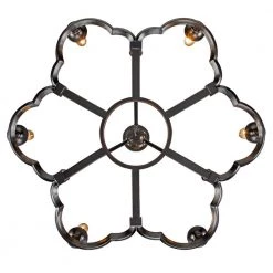 Saxon 6-Light Aged Bronze Chandelier by Golden Lighting -Golden Lighting Shop aged bronze golden lighting chandeliers 5926 6 abz 4f 1000
