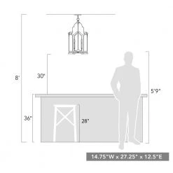 Octavia 4-Light Antique Black Iron Pendant by Golden Lighting -Golden Lighting Shop antique black iron golden lighting chandeliers 0832 4p abi 76 1000