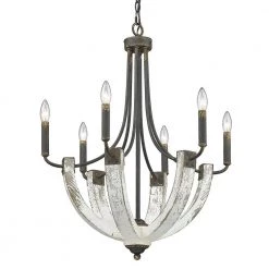 Elwood 6-Light Antique Black Iron Chandelier by Golden Lighting 10 Elwood 6-Light Antique Black Iron Chandelier by Golden Lighting -Golden Lighting Shop antique black iron golden lighting chandeliers 0840 6 abi 4f 1000