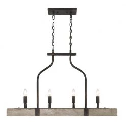 Meyer 4-Light Antique Black Iron Pendant by Golden Lighting -Golden Lighting Shop antique black iron golden lighting chandeliers 0866 lp abi c3 1000