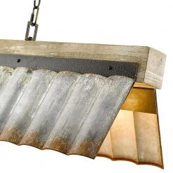 Waylon 5-Light Antique Black Iron Linear Pendant by Golden Lighting -Golden Lighting Shop antique black iron golden lighting chandeliers 0879 lp abi 1f 1000