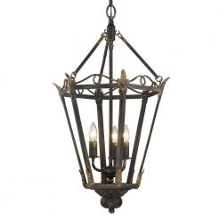 Matilda 3-Light Antique Black Iron Pendant by Golden Lighting 12 Matilda 3-Light Antique Black Iron Pendant by Golden Lighting -Golden Lighting Shop antique black iron golden lighting chandeliers 0880 3p abi 1f 1000