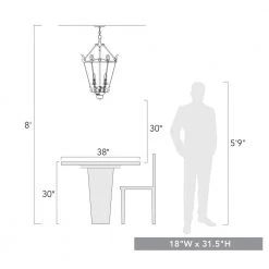 Matilda 3-Light Antique Black Iron Pendant by Golden Lighting 13 Matilda 3-Light Antique Black Iron Pendant by Golden Lighting -Golden Lighting Shop antique black iron golden lighting chandeliers 0880 3p abi fa 1000