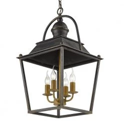 Christoff 4-Light Antique Black Iron Candle-Style Pendant by Golden Lighting 13 Christoff 4-Light Antique Black Iron Candle-Style Pendant by Golden Lighting -Golden Lighting Shop antique black iron golden lighting chandeliers 0888 4p abi 1f 1000
