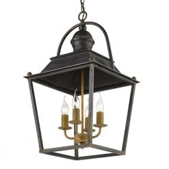Christoff 4-Light Antique Black Iron Candle-Style Pendant by Golden Lighting 14 Christoff 4-Light Antique Black Iron Candle-Style Pendant by Golden Lighting -Golden Lighting Shop antique black iron golden lighting chandeliers 0888 4p abi 44 1000