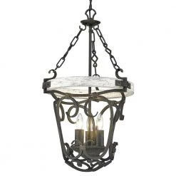 Madera 16.5 in. 3-Light Antique Black Iron Basket Chandelier by Golden Lighting 10 Madera 16.5 in. 3-Light Antique Black Iron Basket Chandelier by Golden Lighting -Golden Lighting Shop antique black iron golden lighting chandeliers 1821 3p abi cdw 4f 1000