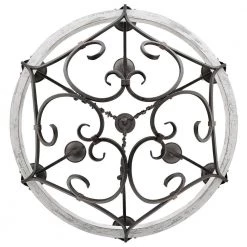 Madera 34.5 in. 9-Light Antique Black Iron Basket Chandelier by Golden Lighting 11 Madera 34.5 in. 9-Light Antique Black Iron Basket Chandelier by Golden Lighting -Golden Lighting Shop antique black iron golden lighting chandeliers 1821 9 abi cdw 1f 1000