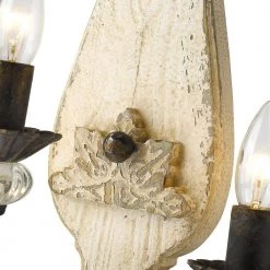 Brigette 4.75 in. Antique Black Iron Sconce by Golden Lighting -Golden Lighting Shop antique black iron golden lighting vanity lighting 0874 3w abi 1f 1000