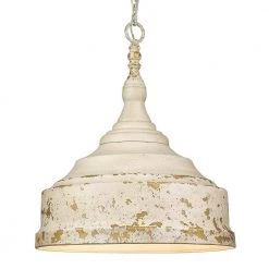 Keating 3-Light Antique Ivory Pendant by Golden Lighting -Golden Lighting Shop antique ivory golden lighting chandeliers 0806 3p ai 1f 1000