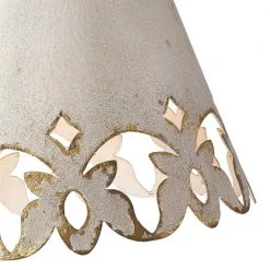 Eloise 1-Light Antique Ivory Pendant with Antique Ivory Shade by Golden Lighting 10 Eloise 1-Light Antique Ivory Pendant with Antique Ivory Shade by Golden Lighting -Golden Lighting Shop antique ivory golden lighting chandeliers 0883 s ai 1f 1000