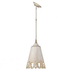 Eloise 1-Light Antique Ivory Pendant with Antique Ivory Shade by Golden Lighting 9 Eloise 1-Light Antique Ivory Pendant with Antique Ivory Shade by Golden Lighting -Golden Lighting Shop antique ivory golden lighting chandeliers 0883 s ai 4f 1000