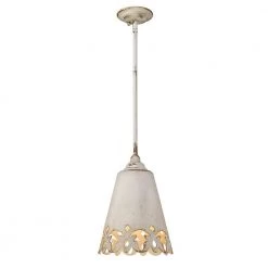 Eloise 1-Light Antique Ivory Pendant with Antique Ivory Shade by Golden Lighting 8 Eloise 1-Light Antique Ivory Pendant with Antique Ivory Shade by Golden Lighting -Golden Lighting Shop antique ivory golden lighting chandeliers 0883 s ai c3 1000
