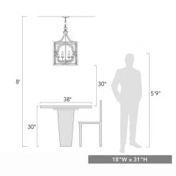 Laurent Collection 4-Light Antique Ivory Pendant by Golden Lighting -Golden Lighting Shop antique ivory golden lighting chandeliers 0885 4p ai 44 1000