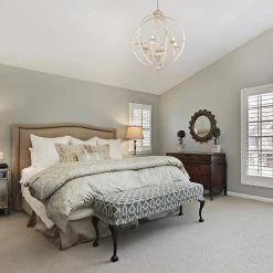 Jules Collection 6-Light Antique Ivory Chandelier by Golden Lighting -Golden Lighting Shop antique ivory golden lighting chandeliers 0892 6 ai fa 1000