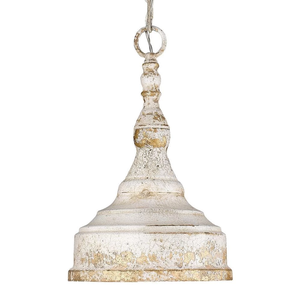 Keating Collection 1-Light Antique Ivory Pendant by Golden Lighting 3 Keating Collection 1-Light Antique Ivory Pendant by Golden Lighting