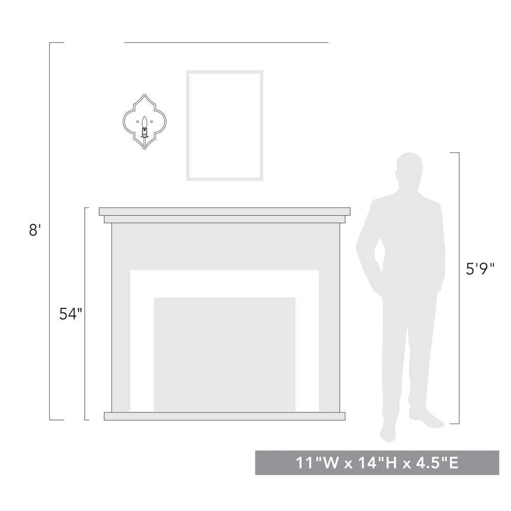 Ravina 5.125 in. 1-Light Antique Ivory Sconce by Golden Lighting 6 Ravina 5.125 in. 1-Light Antique Ivory Sconce by Golden Lighting - Image 4