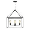Wesson 4-Light Black Chandelier by Golden Lighting -Golden Lighting Shop black golden lighting chandeliers 2072 4 blk 64 1000