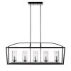 Mercer 5-Light Black Pendant by Golden Lighting -Golden Lighting Shop black golden lighting chandeliers 4309 lp blk sd 64 1000