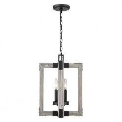 Lowell 3-Light Black Pendant by Golden Lighting 8 Lowell 3-Light Black Pendant by Golden Lighting -Golden Lighting Shop black golden lighting chandeliers 7808 3p blk 4f 1000