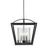 Mercer 3-Light Black Semi-Flush Mount Light by Golden Lighting 2 Mercer 3-Light Black Semi-Flush Mount Light by Golden Lighting -Golden Lighting Shop black golden lighting flush mount lights 4309 sf blk sd 64 1000