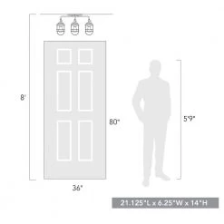 Seaport 3-Light Black Track/Semi-Flush Mount Light by Golden Lighting -Golden Lighting Shop black golden lighting flush mount lights 9808 lsf blk 44 1000