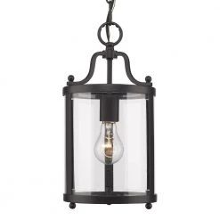 Payton 1-Light Black Pendant by Golden Lighting
