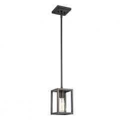 Wesson 1-Light Smooth Black Mini-Pendant by Golden Lighting 10 Wesson 1-Light Smooth Black Mini-Pendant by Golden Lighting -Golden Lighting Shop black golden lighting pendant lights 2072 m1l blk 4f 1000