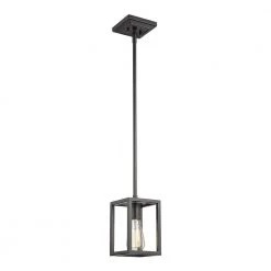 Wesson 1-Light Smooth Black Mini-Pendant by Golden Lighting 9 Wesson 1-Light Smooth Black Mini-Pendant by Golden Lighting -Golden Lighting Shop black golden lighting pendant lights 2072 m1l blk c3 1000
