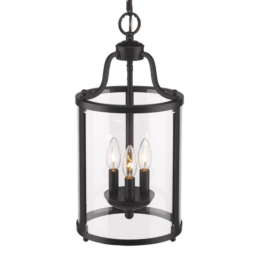 Tiva Collection 3-Light Black Pendant by Golden Lighting 4 Tiva Collection 3-Light Black Pendant by Golden Lighting - Image 2