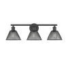 Carver 3-Light Black with Mesh Shades Bath Vanity Light by Golden Lighting 1 Carver 3-Light Black with Mesh Shades Bath Vanity Light by Golden Lighting -Golden Lighting Shop black golden lighting vanity lighting 0304 ba3 blk 64 1000