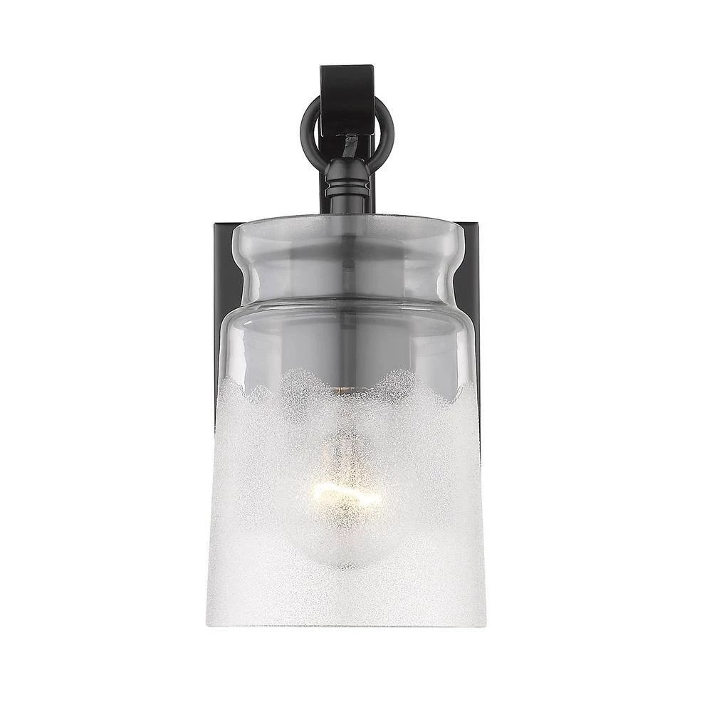 Travers 4.38 in. 1-Light Black Bath Vanity Light by Golden Lighting 5 Travers 4.38 in. 1-Light Black Bath Vanity Light by Golden Lighting - Image 3