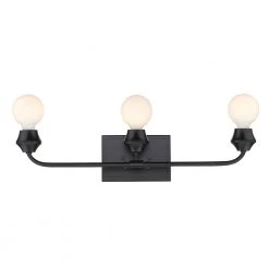 Ormond 4.375 in. 3-Light Matte Black Vanity Light by Golden Lighting 10 Ormond 4.375 in. 3-Light Matte Black Vanity Light by Golden Lighting -Golden Lighting Shop black golden lighting vanity lighting 2120 ba3 blk 1f 1000