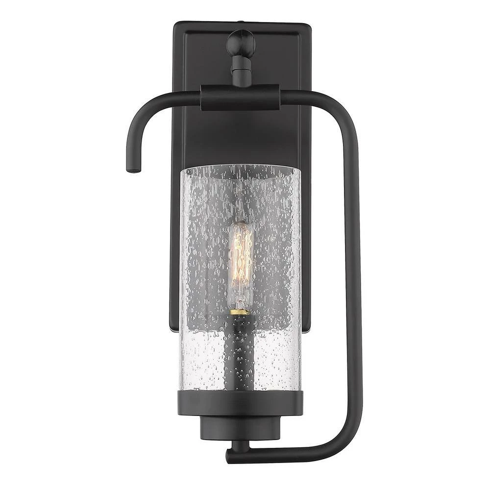 Holden 1-Light Black Wall Sconce by Golden Lighting 5 Holden 1-Light Black Wall Sconce by Golden Lighting - Image 3