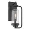 Holden 1-Light Black Wall Sconce by Golden Lighting -Golden Lighting Shop black golden lighting vanity lighting 2380 1w blk sd 64 1000
