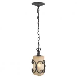 Vargas Collection 1-Light Black Iron Mini Pendant by Golden Lighting 11 Vargas Collection 1-Light Black Iron Mini Pendant by Golden Lighting -Golden Lighting Shop black iron toscano glass golden lighting pendant lights 82mlmpbi 4f 1000