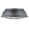 Bartlett 16.5 in. 3-Light Black Patina Flush Mount by Golden Lighting
