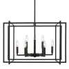 Tribeca 9-Light Black Chandelier with Black Accents by Golden Lighting 1 Tribeca 9-Light Black Chandelier with Black Accents by Golden Lighting -Golden Lighting Shop black with black accents golden lighting chandeliers 6070 9 blk blk 64 1000
