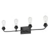 Ormond 4.375 in. 4-Light Matte Black Vanity Light by Golden Lighting 1 Ormond 4.375 in. 4-Light Matte Black Vanity Light by Golden Lighting -Golden Lighting Shop black without shade golden lighting vanity lighting 2120 ba4 blk 64 1000