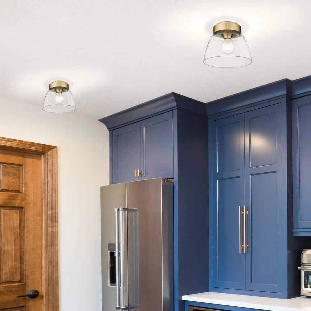 10 in. Remy Flush Mount by Golden Lighting 7 10 in. Remy Flush Mount by Golden Lighting - Image 5