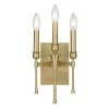 Landon 3 Light Brushed Champagne Bronze Wall Sconce by Golden Lighting 2 Landon 3 Light Brushed Champagne Bronze Wall Sconce by Golden Lighting -Golden Lighting Shop brushed champagne bronze golden lighting vanity lighting 3509 wsc bcb 64 1000