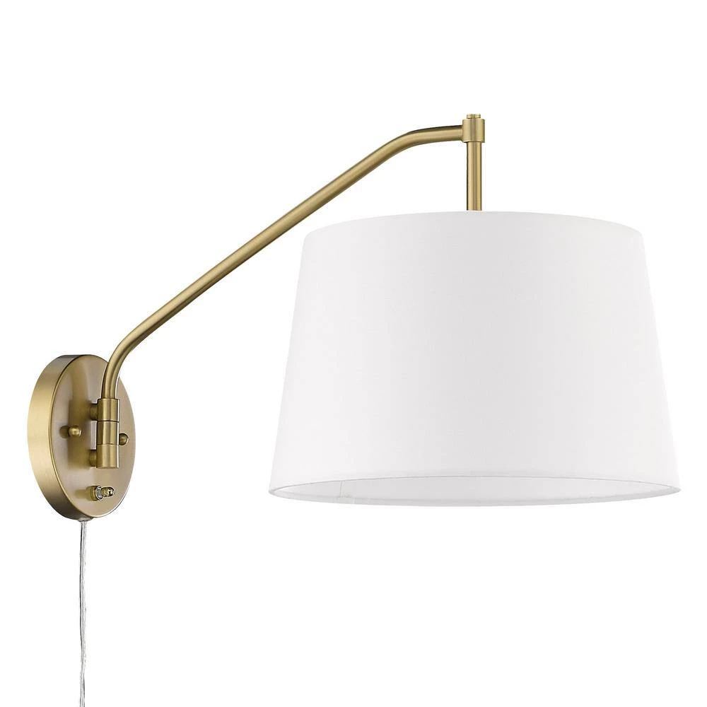 Ryleigh 0.75 in. 1-Light Brushed Champagne Bronze Sconce by Golden Lighting 5 Ryleigh 0.75 in. 1-Light Brushed Champagne Bronze Sconce by Golden Lighting - Image 3