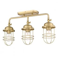Seaport 8.13 in. 3-Light Brushed Champagne Bronze Vanity Light by Golden Lighting 9 Seaport 8.13 in. 3-Light Brushed Champagne Bronze Vanity Light by Golden Lighting -Golden Lighting Shop brushed champagne bronze golden lighting vanity lighting 9808 ba3 bcb 4f 1000