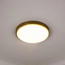 Gabi 12.25 in. 1-Light Brushed Champagne Bronze Opal Glass LED Flush Mount by Golden Lighting -Golden Lighting Shop brushed champagne bronze opal glass golden lighting flush mount lights 9128 fm13 bcb op 1f 1000