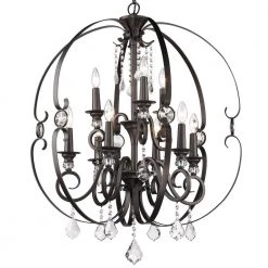 Ella 9-Light Brushed Etruscan Bronze Chandelier by Golden Lighting 22 Ella 9-Light Brushed Etruscan Bronze Chandelier by Golden Lighting -Golden Lighting Shop brushed etruscan bronze golden lighting chandeliers 1323 9 ebb 4f 1000