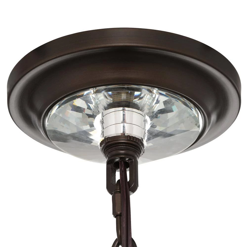 Ella 9-Light Brushed Etruscan Bronze Chandelier by Golden Lighting 10 Ella 9-Light Brushed Etruscan Bronze Chandelier by Golden Lighting - Image 8