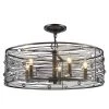 Bijoux 5-Light Chandelier by Golden Lighting -Golden Lighting Shop brushed etruscan bronze golden lighting flush mount lights 1998 5sf ebb 64 1000