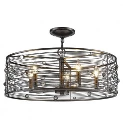 Bijoux 5-Light Chandelier by Golden Lighting
